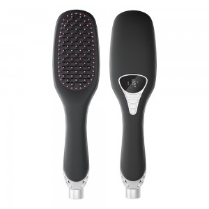 hair straightener comb with anti scalding handle