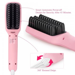 anion hair straightener comb multifunctional hot air comb