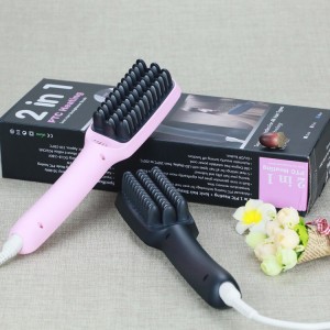 hot air hair brush dryer comb one step straightener comb