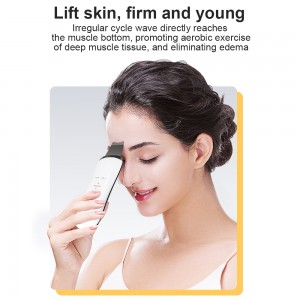 ultrasonic skin scrubber vibration face spatula